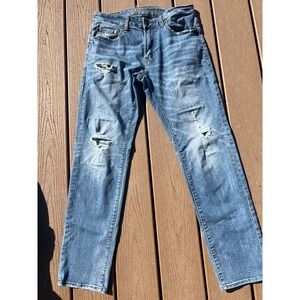 American Eagle Denim Jeans NWOT Extreme Flex 4 Mens 31 x 32 Slim Straight  31x32